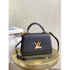 Louis Vuitton TWIST ONE HANDLE Small Handbag (M57093) Black, Size: 17x25x11cm