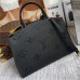 Louis Vuitton GRAND PALAIS Handbag (M45811) Black, Grand Palais Handbag in Soft Grained Leather Embossed, Size: 34x24x15cm