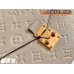 Louis Vuitton M53940 Cream Weave Pochette MÉTIS Metis Handbag, Monogram Empreinte Embossed Leather, Size: 25.0x19.0x7.0 cm
