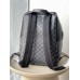 Louis Vuitton DISCOVERY Small Backpack (N40436) Black, Damier Infini Leather and Damier Graphite Canvas, Size: 30x40x20cm