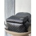 Louis Vuitton DISCOVERY Small Backpack (N40436) Black, Damier Infini Leather and Damier Graphite Canvas, Size: 30x40x20cm