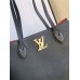 Louis Vuitton BORSA LOCKME SHOPPER Handbag (M57345) Black, Soft Calfskin with Two Leather Shoulder Straps, Size: 38x26.5x13cm