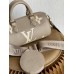 Louis Vuitton PAPILLON BB Handbag (M46031) Gray, Classic Papillon Handbag in Monogram Empreinte Embossed Leather, Size: 20x10x10cm