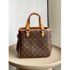Louis Vuitton DELIGHTFUL Medium Pumpkin Bag (M51156) Monogram Body, Leather Handles, Size: 25x23x15cm