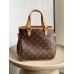 Louis Vuitton DELIGHTFUL Medium Pumpkin Bag (M51156) Monogram Body, Leather Handles, Size: 25x23x15cm