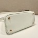  Sunny  Prada Double Saffiano Leather Mini Bag 1BG443 White Double Saffiano 25x18.5x12.5cm