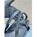 Black Re-nylon And Saffiano Leather Duffle Bag 2VC796    44.5x40x24cm