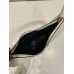 Black Prada Arqué Arque  Leather Shoulder Bag Moon bag 22.5cm  White   Lambskin   1BC194  double  shoulder belt  22.5x18.5x6.5cm