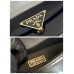 Cleo Brushed Leather Shoulder Bag  Black  24  1BD345  leather  24x11x4cm