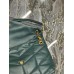 Yves Saint Laurent YSL Loulou Large 35 Puffer Sheepskin Bag Green Gold Hardware Model: 577475-1 Size: 35x23x13.5cm