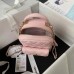 Chanel 24c Backpack  Pink AP3753 mini Caviar leather 18×13×9cm